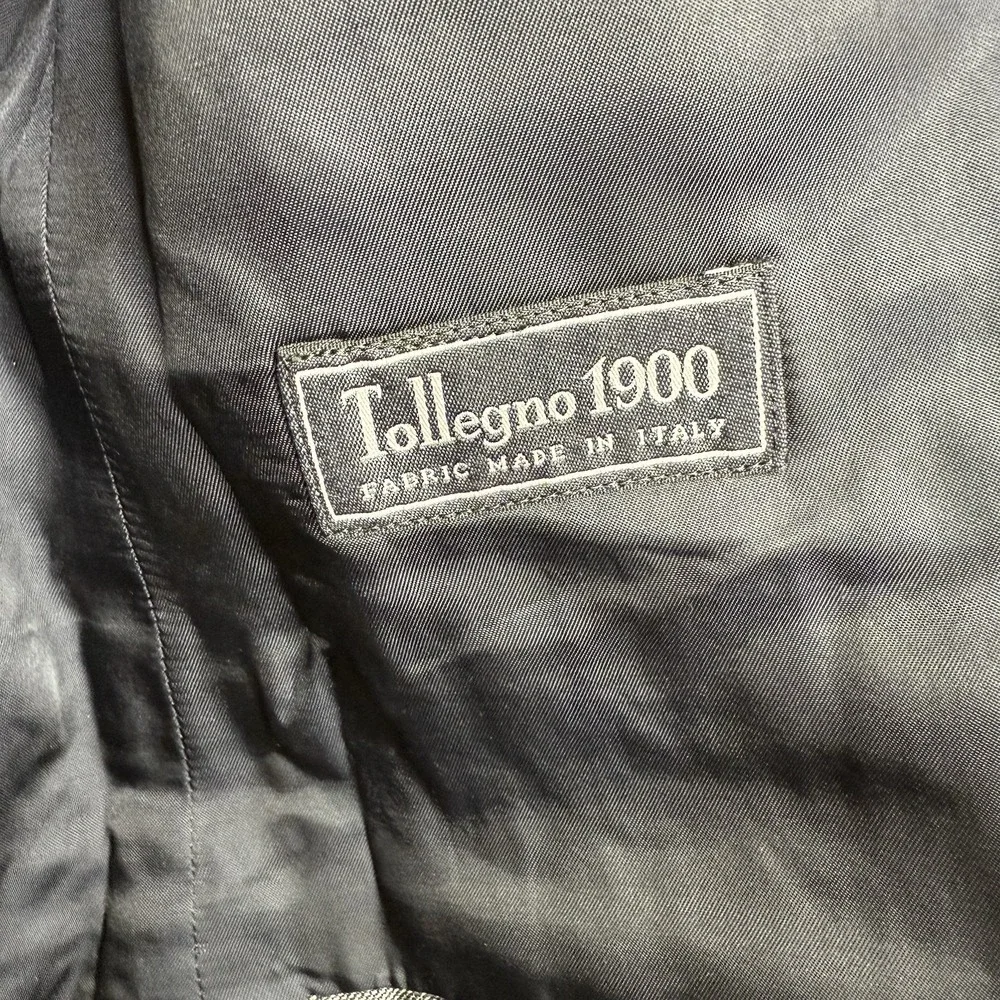 J Crew Ludlow Jacket Suit Mens 40L Grey Tollegno 1900 Italian Wool Blazer 11707